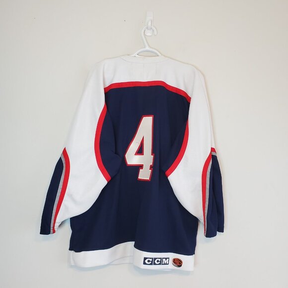 Vintage NHL North America All Star Game CCM Jersey Blue Size L - Picture 2 of 8